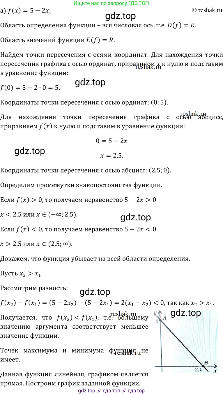 ГДЗ Алгебра, 10-11 класс Учебник, авторы: Колмогоров Андрей Николаевич, Абрамов Александр Михайлович, Дудницын Юрий Павлович, издательство Просвещение, Москва, 2008, зелёного цвета, страница 54, номер 95, Решение 1