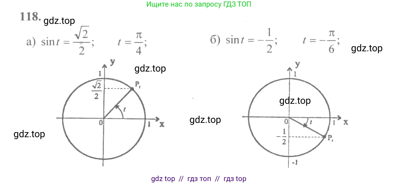 Алгебра, 10-11 класс Учебник, авторы: Колмогоров Андрей Николаевич, Абрамов Александр Михайлович, Дудницын Юрий Павлович, издательство Просвещение, Москва, 2008, зелёного цвета, страница 67, номер 118, Решение 2