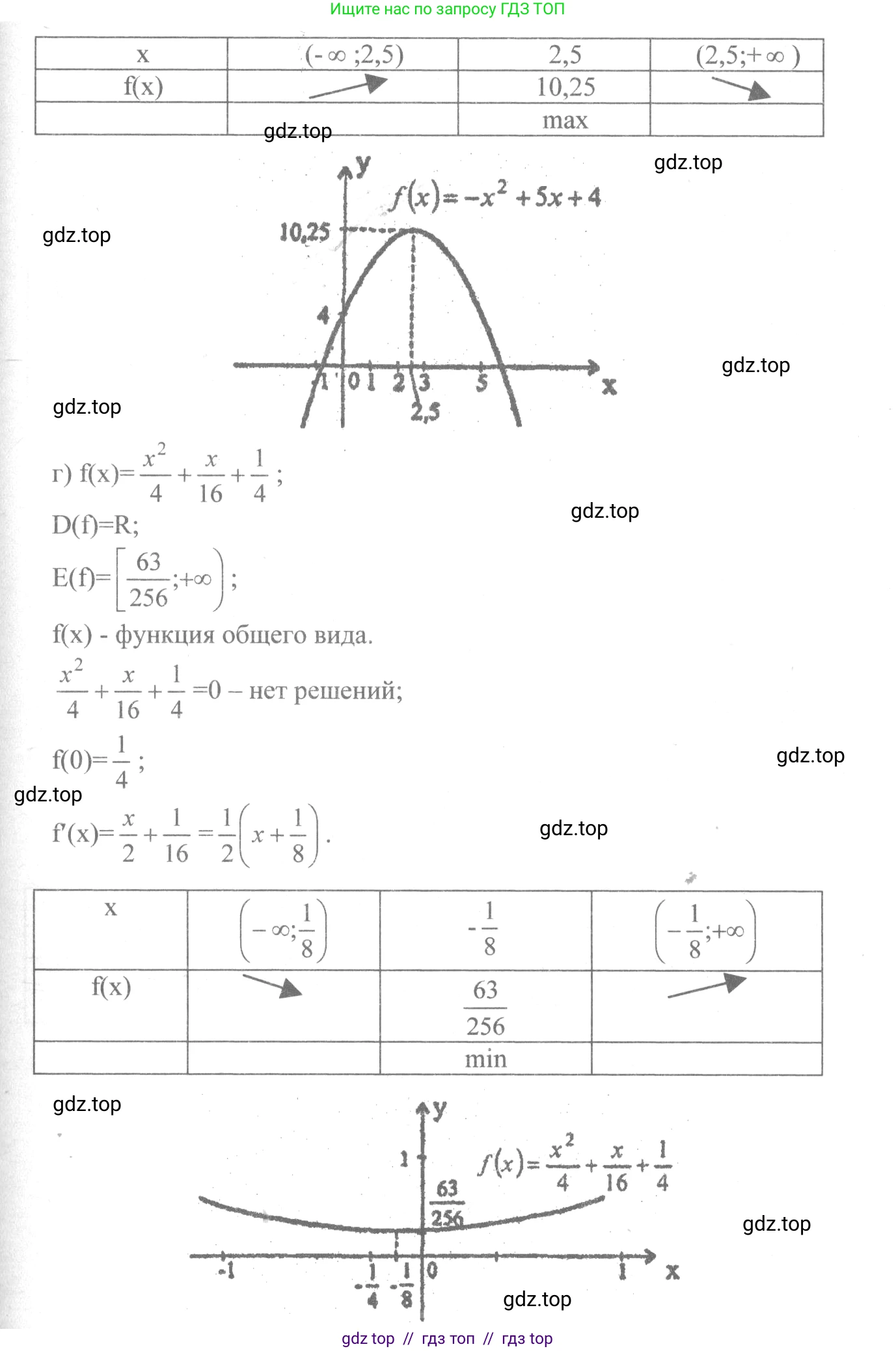 Алгебра, 10-11 класс Учебник, авторы: Колмогоров Андрей Николаевич, Абрамов Александр Михайлович, Дудницын Юрий Павлович, издательство Просвещение, Москва, 2008, зелёного цвета, страница 154, номер 296, Решение 2 (продолжение 3)