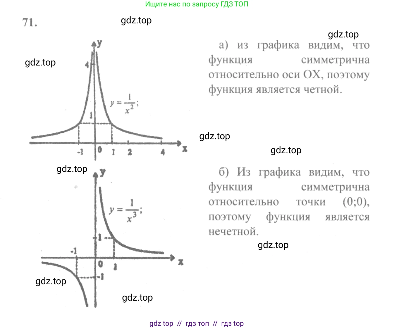 Алгебра, 10-11 класс Учебник, авторы: Колмогоров Андрей Николаевич, Абрамов Александр Михайлович, Дудницын Юрий Павлович, издательство Просвещение, Москва, 2008, зелёного цвета, страница 39, номер 71, Решение 2