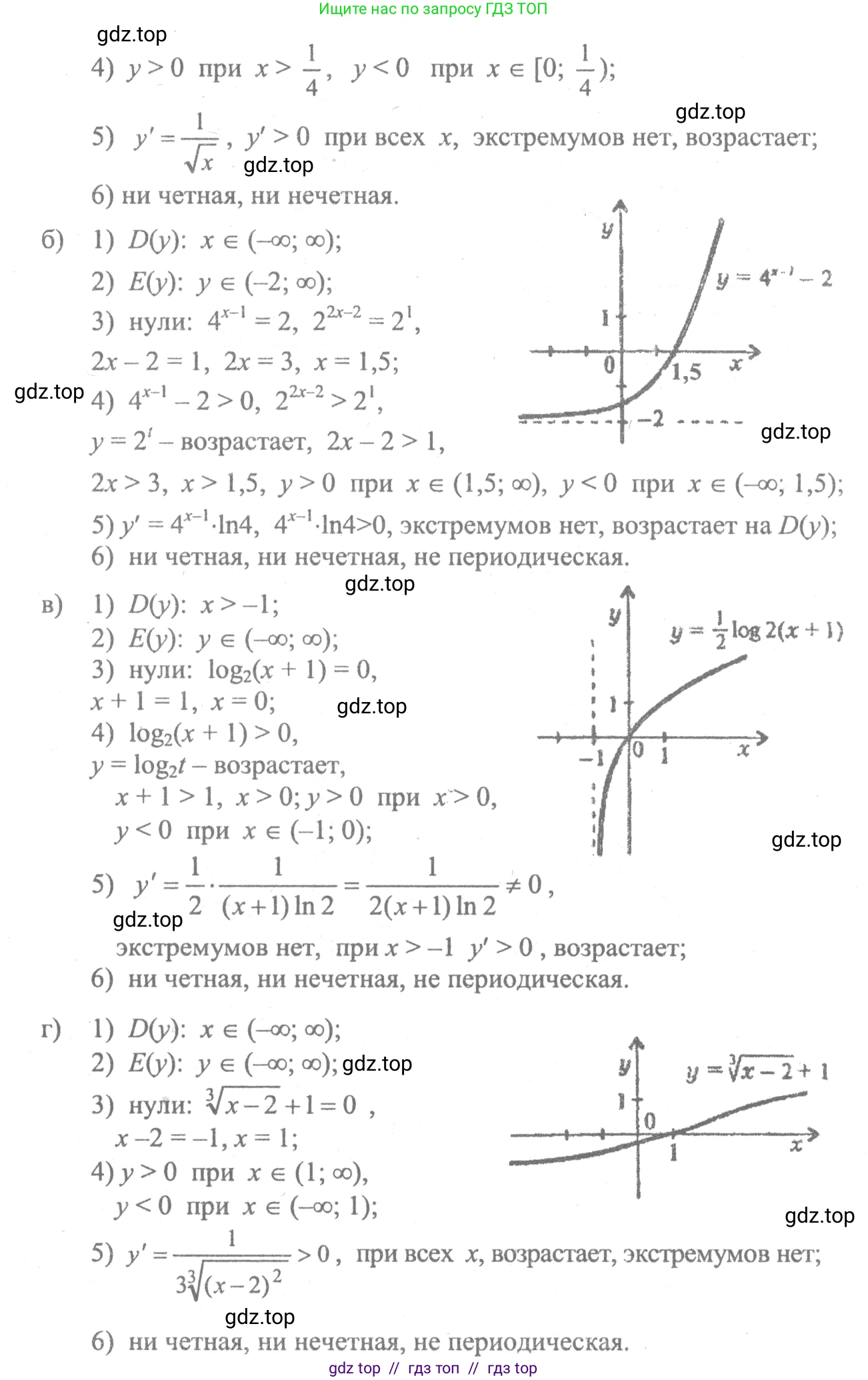 Алгебра, 10-11 класс Учебник, авторы: Колмогоров Андрей Николаевич, Абрамов Александр Михайлович, Дудницын Юрий Павлович, издательство Просвещение, Москва, 2008, зелёного цвета, страница 294, номер 121, Решение 2 (продолжение 2)