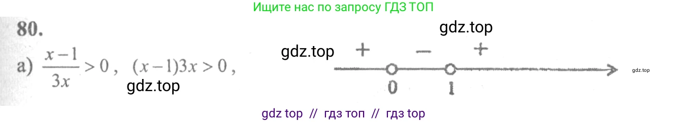 Алгебра, 10-11 класс Учебник, авторы: Колмогоров Андрей Николаевич, Абрамов Александр Михайлович, Дудницын Юрий Павлович, издательство Просвещение, Москва, 2008, зелёного цвета, страница 289, номер 80, Решение 2