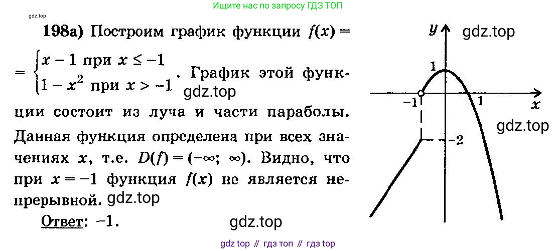 ГДЗ Алгебра, 10-11 класс Учебник, авторы: Колмогоров Андрей Николаевич, Абрамов Александр Михайлович, Дудницын Юрий Павлович, издательство Просвещение, Москва, 2008, зелёного цвета, страница 111, номер 198, Решение 3