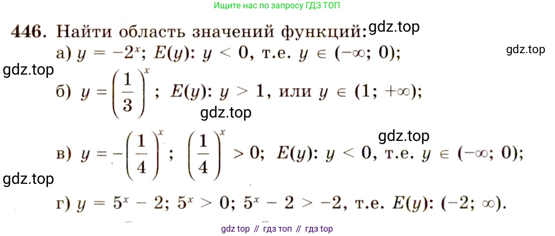 ГДЗ Алгебра, 10-11 класс Учебник, авторы: Колмогоров Андрей Николаевич, Абрамов Александр Михайлович, Дудницын Юрий Павлович, издательство Просвещение, Москва, 2008, зелёного цвета, страница 227, номер 446, Решение 4