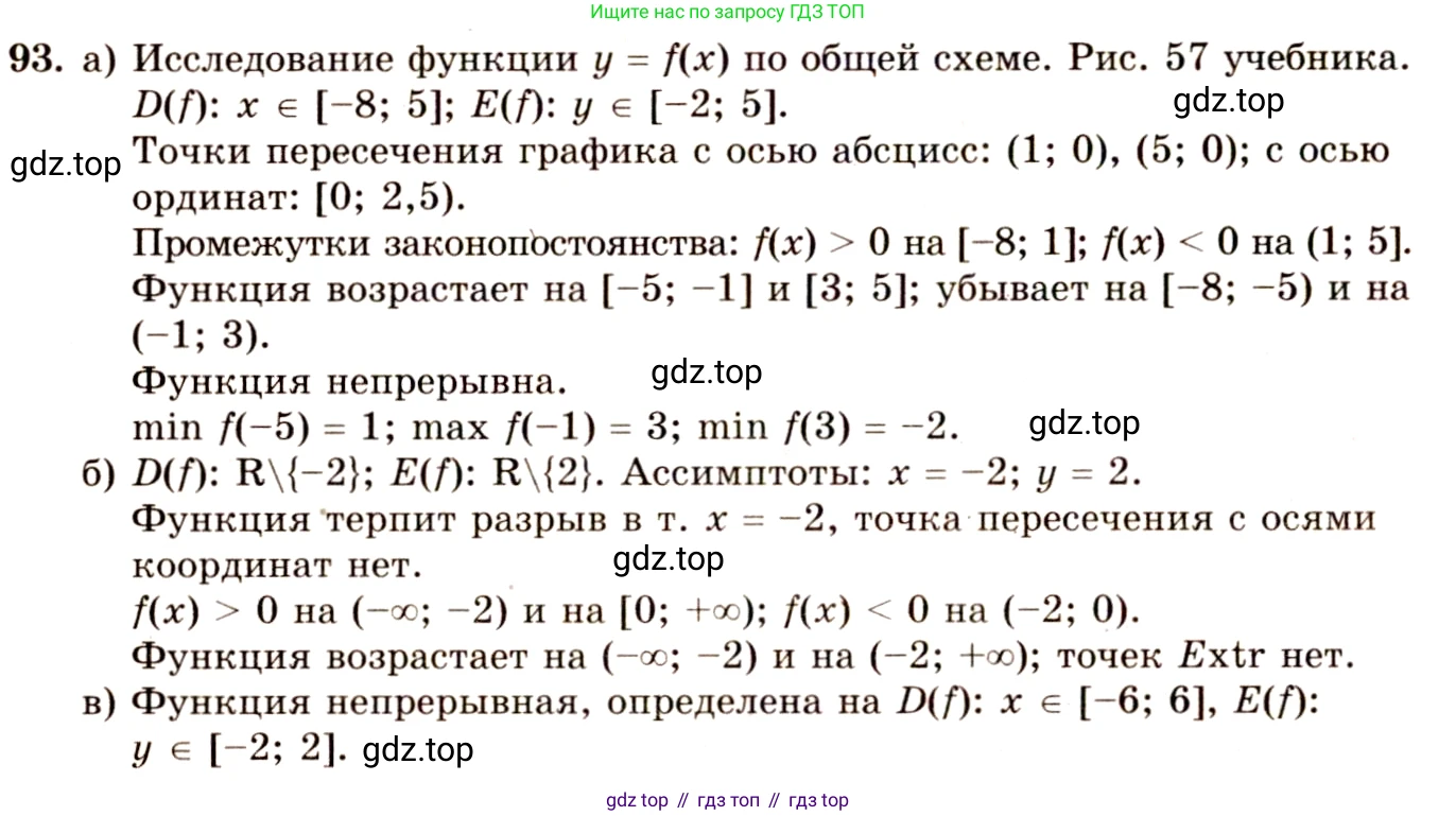 ГДЗ Алгебра, 10-11 класс Учебник, авторы: Колмогоров Андрей Николаевич, Абрамов Александр Михайлович, Дудницын Юрий Павлович, издательство Просвещение, Москва, 2008, зелёного цвета, страница 54, номер 93, Решение 4