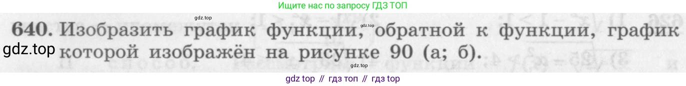 ГДЗ Алгебра, 10 класс Учебник, авторы: Колягин Юрий Михайлович, Ткачева Мария Владимировна, Федорова Надежда Евгеньевна, Шабунин Михаил Иванович, издательство Просвещение, Москва, 2014, голубого цвета, страница 214, номер 640, Условие