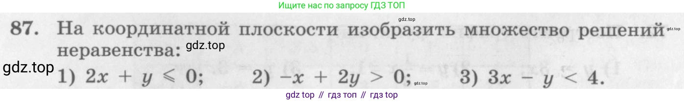 ГДЗ Алгебра, 10 класс Учебник, авторы: Колягин Юрий Михайлович, Ткачева Мария Владимировна, Федорова Надежда Евгеньевна, Шабунин Михаил Иванович, издательство Просвещение, Москва, 2014, голубого цвета, страница 30, номер 87, Условие