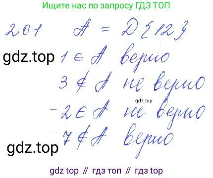 ГДЗ Алгебра, 10 класс Учебник, авторы: Колягин Юрий Михайлович, Ткачева Мария Владимировна, Федорова Надежда Евгеньевна, Шабунин Михаил Иванович, издательство Просвещение, Москва, 2014, голубого цвета, страница 68, номер 201, Решение 2