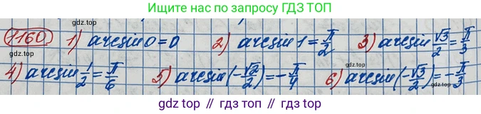 ГДЗ Алгебра, 10 класс Учебник, авторы: Колягин Юрий Михайлович, Ткачева Мария Владимировна, Федорова Надежда Евгеньевна, Шабунин Михаил Иванович, издательство Просвещение, Москва, 2014, голубого цвета, страница 331, номер 1160, Решение 3