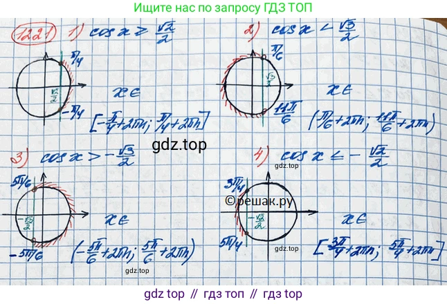ГДЗ Алгебра, 10 класс Учебник, авторы: Колягин Юрий Михайлович, Ткачева Мария Владимировна, Федорова Надежда Евгеньевна, Шабунин Михаил Иванович, издательство Просвещение, Москва, 2014, голубого цвета, страница 351, номер 1221, Решение 3