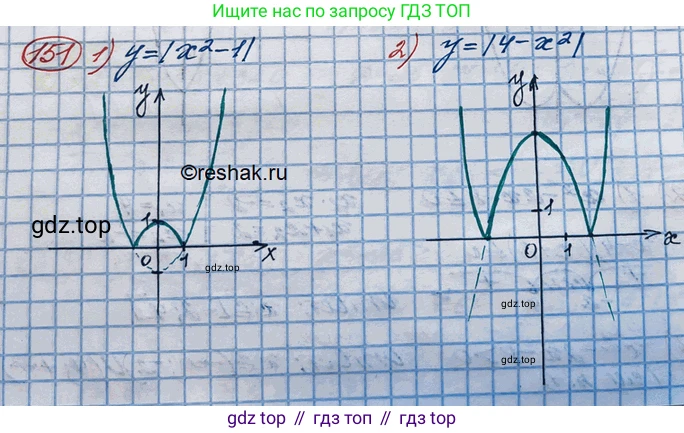 ГДЗ Алгебра, 10 класс Учебник, авторы: Колягин Юрий Михайлович, Ткачева Мария Владимировна, Федорова Надежда Евгеньевна, Шабунин Михаил Иванович, издательство Просвещение, Москва, 2014, голубого цвета, страница 45, номер 151, Решение 3