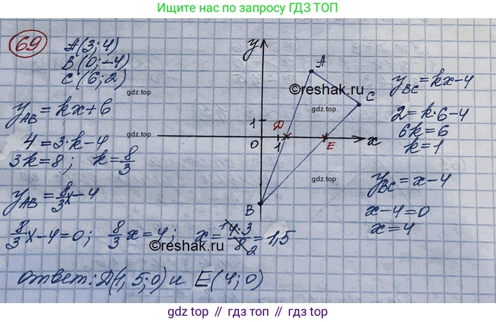 ГДЗ Алгебра, 10 класс Учебник, авторы: Колягин Юрий Михайлович, Ткачева Мария Владимировна, Федорова Надежда Евгеньевна, Шабунин Михаил Иванович, издательство Просвещение, Москва, 2014, голубого цвета, страница 29, номер 69, Решение 3