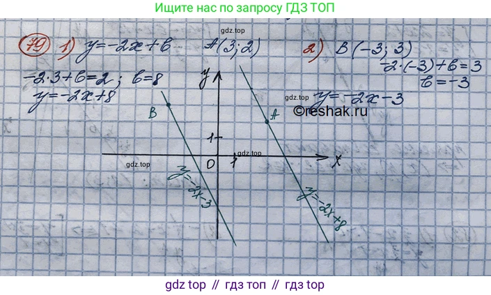 ГДЗ Алгебра, 10 класс Учебник, авторы: Колягин Юрий Михайлович, Ткачева Мария Владимировна, Федорова Надежда Евгеньевна, Шабунин Михаил Иванович, издательство Просвещение, Москва, 2014, голубого цвета, страница 30, номер 79, Решение 3