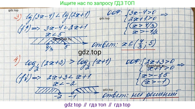 ГДЗ Алгебра, 10 класс Учебник, авторы: Колягин Юрий Михайлович, Ткачева Мария Владимировна, Федорова Надежда Евгеньевна, Шабунин Михаил Иванович, издательство Просвещение, Москва, 2014, голубого цвета, страница 263, номер 869, Решение 3 (продолжение 2)