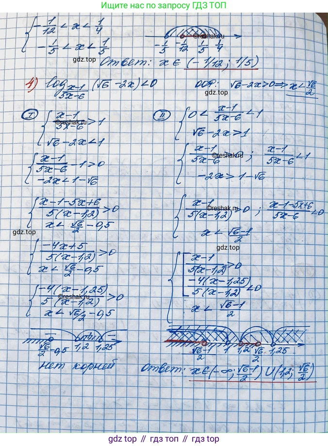 ГДЗ Алгебра, 10 класс Учебник, авторы: Колягин Юрий Михайлович, Ткачева Мария Владимировна, Федорова Надежда Евгеньевна, Шабунин Михаил Иванович, издательство Просвещение, Москва, 2014, голубого цвета, страница 264, номер 875, Решение 3 (продолжение 3)