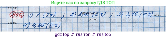 ГДЗ Алгебра, 10 класс Учебник, авторы: Колягин Юрий Михайлович, Ткачева Мария Владимировна, Федорова Надежда Евгеньевна, Шабунин Михаил Иванович, издательство Просвещение, Москва, 2014, голубого цвета, страница 280, номер 946, Решение 3