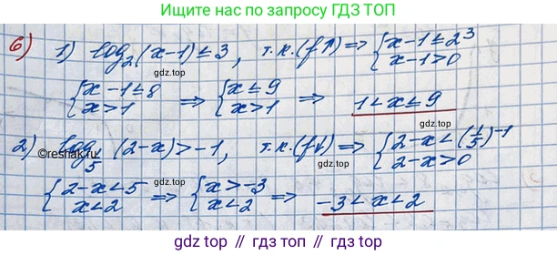 ГДЗ Алгебра, 10 класс Учебник, авторы: Колягин Юрий Михайлович, Ткачева Мария Владимировна, Федорова Надежда Евгеньевна, Шабунин Михаил Иванович, издательство Просвещение, Москва, 2014, голубого цвета, страница 269, номер 6, Решение 3