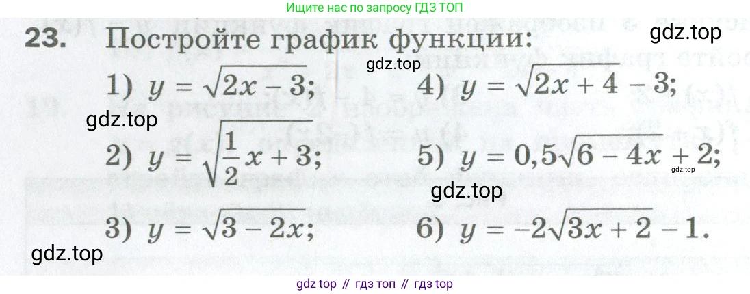 ГДЗ Алгебра, 10 класс Дидактические материалы, авторы: Мерзляк Аркадий Григорьевич, Полонский Виталий Борисович, Рябинович Ефим Михайлович, Якир Михаил Семёнович, издательство Просвещение, Москва, 2020, страница 8, номер 23, Условие
