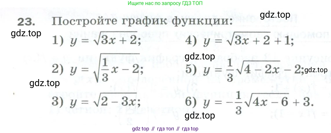 ГДЗ Алгебра, 10 класс Дидактические материалы, авторы: Мерзляк Аркадий Григорьевич, Полонский Виталий Борисович, Рябинович Ефим Михайлович, Якир Михаил Семёнович, издательство Просвещение, Москва, 2020, страница 60, номер 23, Условие