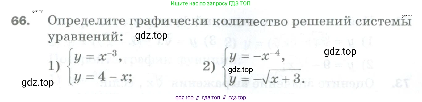 ГДЗ Алгебра, 10 класс Дидактические материалы, авторы: Мерзляк Аркадий Григорьевич, Полонский Виталий Борисович, Рябинович Ефим Михайлович, Якир Михаил Семёнович, издательство Просвещение, Москва, 2020, страница 67, номер 66, Условие
