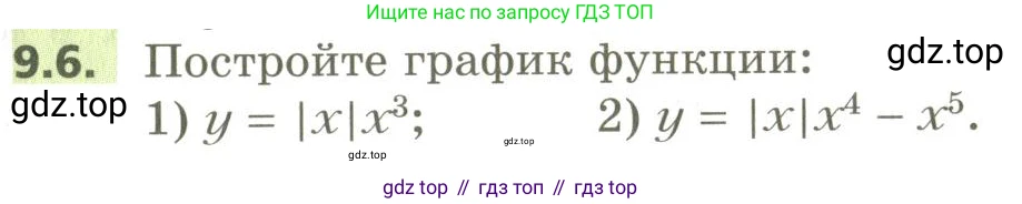 ГДЗ Алгебра, 10 класс Учебник, авторы: Мерзляк Аркадий Григорьевич, Номировский Дмитрий Анатольевич, Поляков Виталий Михайлович, издательство Вентана-граф, Москва, 2017, розового цвета, страница 77, номер 9.6, Условие