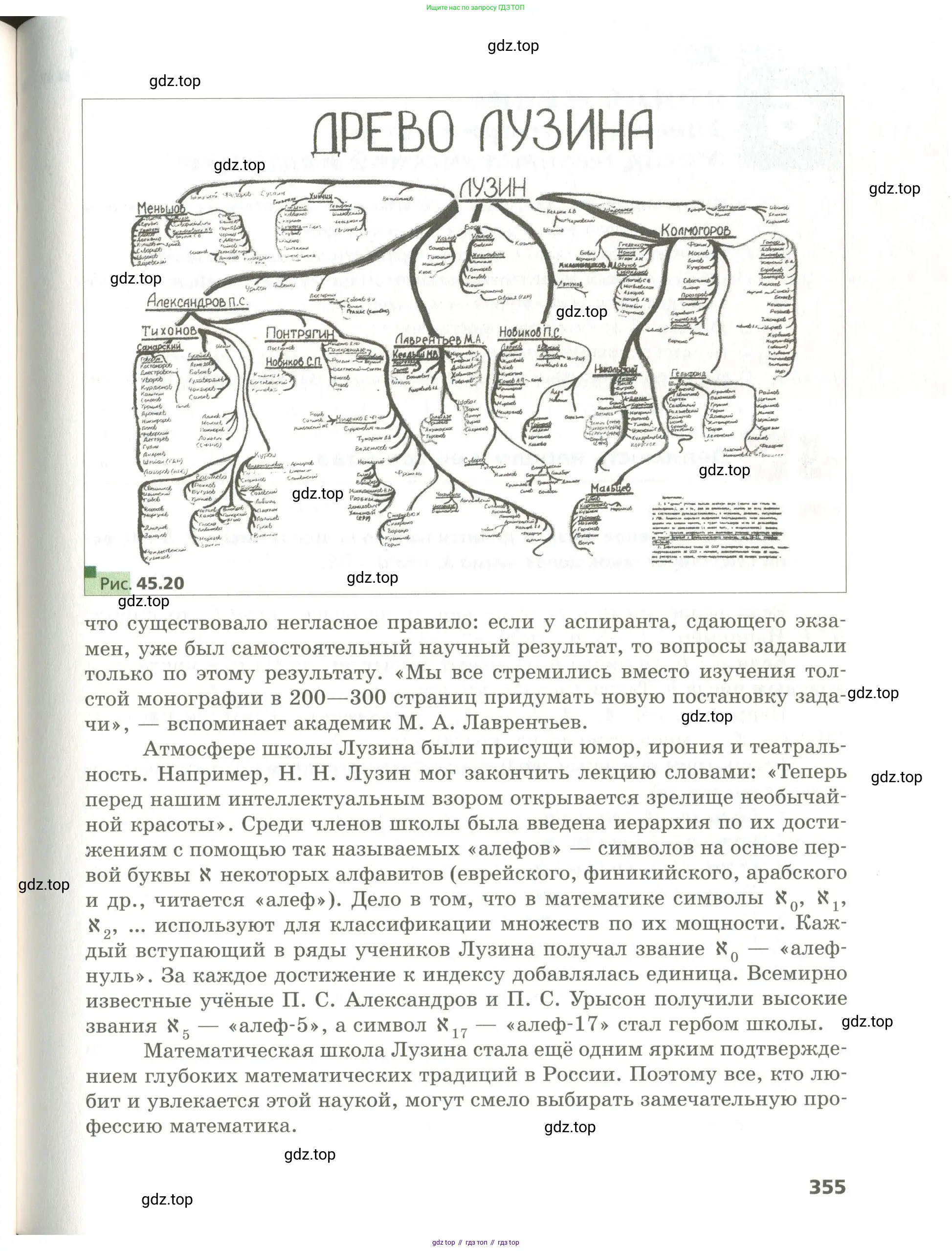 Алгебра, 10 класс Учебник, авторы: Мерзляк Аркадий Григорьевич, Номировский Дмитрий Анатольевич, Поляков Виталий Михайлович, издательство Вентана-граф, Москва, 2017, розового цвета, страница 355