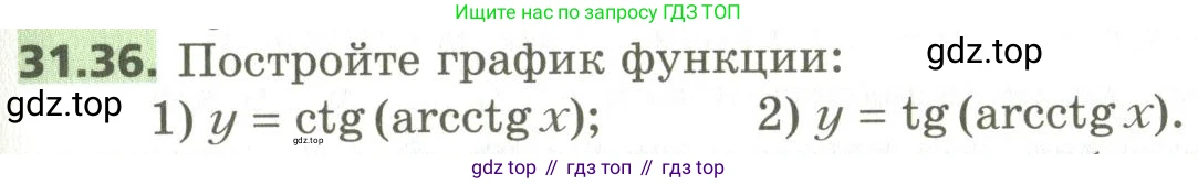 ГДЗ Алгебра, 10 класс Учебник, авторы: Мерзляк Аркадий Григорьевич, Номировский Дмитрий Анатольевич, Поляков Виталий Михайлович, издательство Вентана-граф, Москва, 2017, розового цвета, страница 233, номер 31.36, Условие