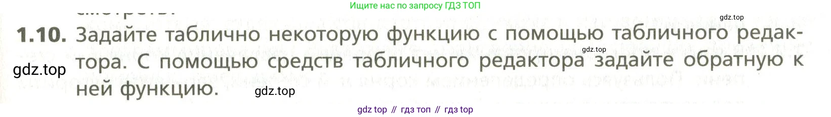 ГДЗ Алгебра, 10 класс Учебник, авторы: Мерзляк Аркадий Григорьевич, Номировский Дмитрий Анатольевич, Поляков Виталий Михайлович, издательство Вентана-граф, Москва, 2017, розового цвета, страница 423, номер 1.10, Условие