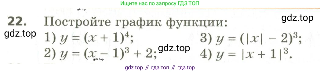 ГДЗ Алгебра, 10 класс Учебник, авторы: Мерзляк Аркадий Григорьевич, Номировский Дмитрий Анатольевич, Поляков Виталий Михайлович, издательство Вентана-граф, Москва, 2017, розового цвета, страница 406, номер 22, Условие
