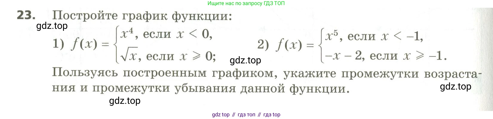 ГДЗ Алгебра, 10 класс Учебник, авторы: Мерзляк Аркадий Григорьевич, Номировский Дмитрий Анатольевич, Поляков Виталий Михайлович, издательство Вентана-граф, Москва, 2017, розового цвета, страница 406, номер 23, Условие
