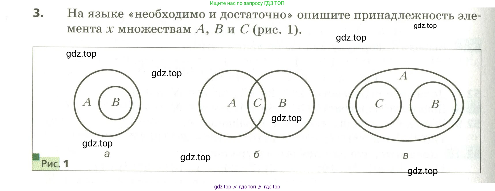 ГДЗ Алгебра, 10 класс Учебник, авторы: Мерзляк Аркадий Григорьевич, Номировский Дмитрий Анатольевич, Поляков Виталий Михайлович, издательство Вентана-граф, Москва, 2017, розового цвета, страница 404, номер 3, Условие