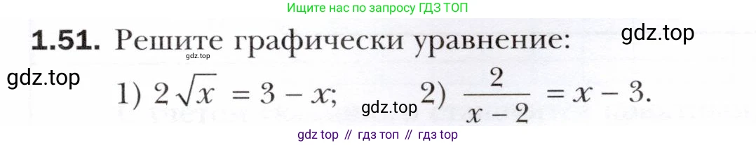 ГДЗ Алгебра, 10 класс Учебник, авторы: Мерзляк Аркадий Григорьевич, Номировский Дмитрий Анатольевич, Полонский Виталий Борисович, Якир Михаил Семёнович, издательство Просвещение, Москва, 2021, страница 15, номер 1.51, Условие