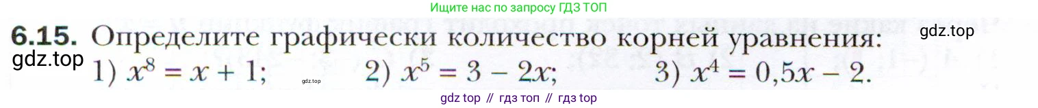 ГДЗ Алгебра, 10 класс Учебник, авторы: Мерзляк Аркадий Григорьевич, Номировский Дмитрий Анатольевич, Полонский Виталий Борисович, Якир Михаил Семёнович, издательство Просвещение, Москва, 2021, страница 54, номер 6.15, Условие