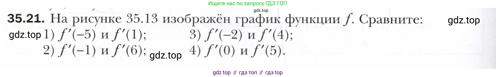 ГДЗ Алгебра, 10 класс Учебник, авторы: Мерзляк Аркадий Григорьевич, Номировский Дмитрий Анатольевич, Полонский Виталий Борисович, Якир Михаил Семёнович, издательство Просвещение, Москва, 2021, страница 260, номер 35.21, Условие