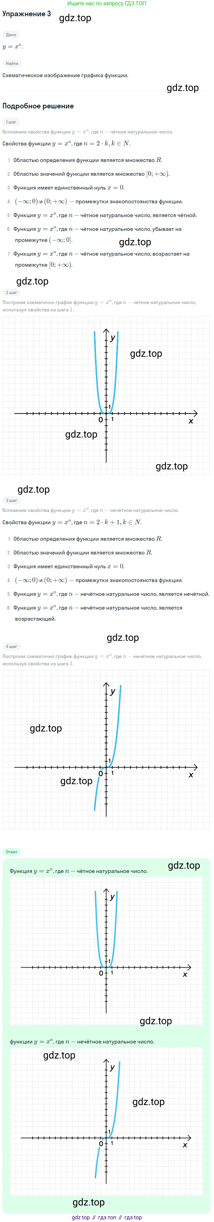 ГДЗ Алгебра, 10 класс Учебник, авторы: Мерзляк Аркадий Григорьевич, Номировский Дмитрий Анатольевич, Полонский Виталий Борисович, Якир Михаил Семёнович, издательство Просвещение, Москва, 2021, страница 53, номер 3, Решение 1