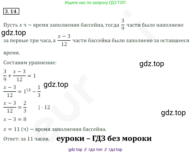 ГДЗ Алгебра, 10 класс Учебник, авторы: Мерзляк Аркадий Григорьевич, Номировский Дмитрий Анатольевич, Полонский Виталий Борисович, Якир Михаил Семёнович, издательство Просвещение, Москва, 2021, страница 28, номер 3.14, Решение 2