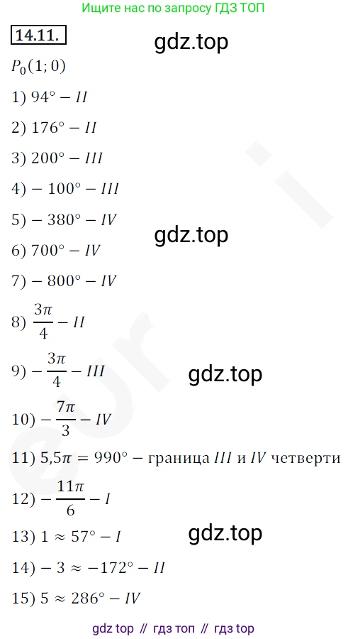 ГДЗ Алгебра, 10 класс Учебник, авторы: Мерзляк Аркадий Григорьевич, Номировский Дмитрий Анатольевич, Полонский Виталий Борисович, Якир Михаил Семёнович, издательство Просвещение, Москва, 2021, страница 115, номер 14.11, Решение 2