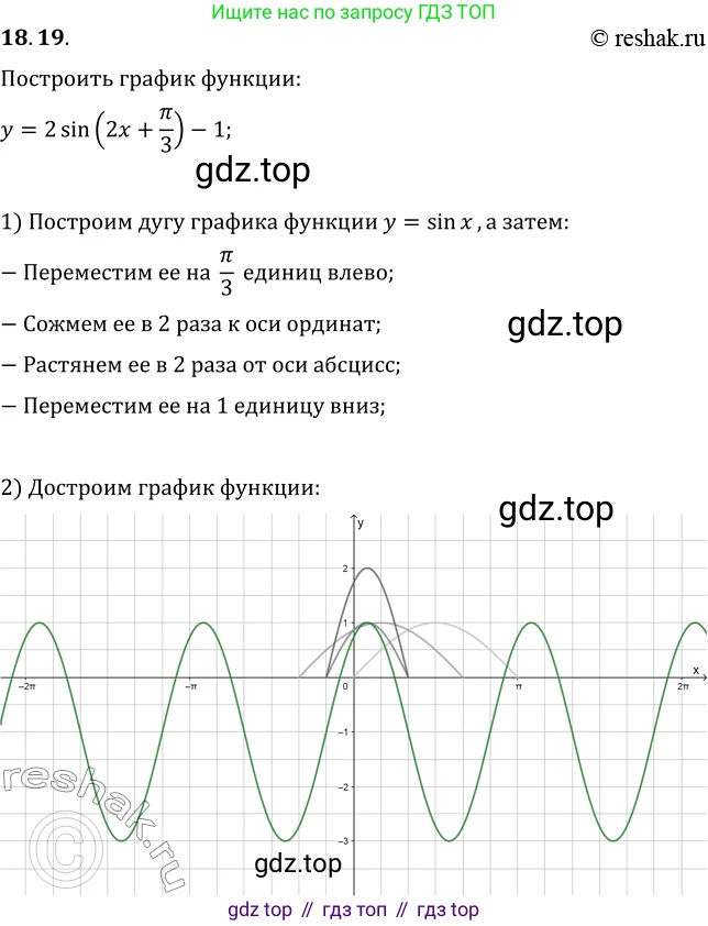 ГДЗ Алгебра, 10 класс Учебник, авторы: Мерзляк Аркадий Григорьевич, Номировский Дмитрий Анатольевич, Полонский Виталий Борисович, Якир Михаил Семёнович, издательство Просвещение, Москва, 2021, страница 142, номер 18.19, Решение 3
