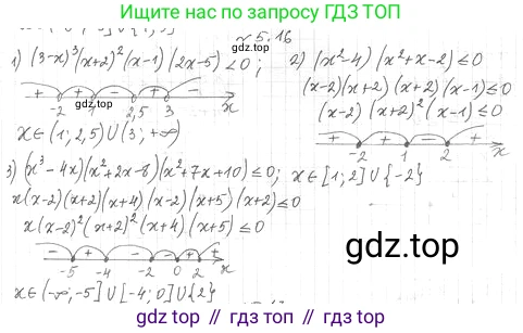 ГДЗ Алгебра, 10 класс Учебник, авторы: Мерзляк Аркадий Григорьевич, Номировский Дмитрий Анатольевич, Полонский Виталий Борисович, Якир Михаил Семёнович, издательство Просвещение, Москва, 2021, страница 43, номер 5.16, Решение 4