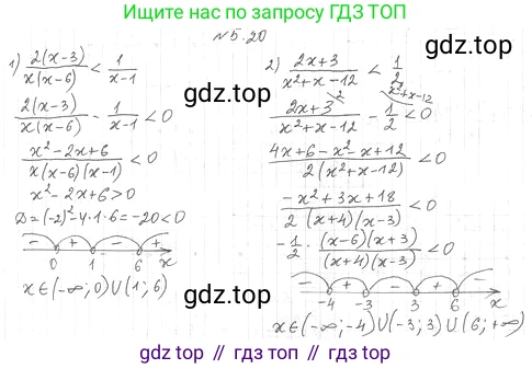 ГДЗ Алгебра, 10 класс Учебник, авторы: Мерзляк Аркадий Григорьевич, Номировский Дмитрий Анатольевич, Полонский Виталий Борисович, Якир Михаил Семёнович, издательство Просвещение, Москва, 2021, страница 43, номер 5.20, Решение 4