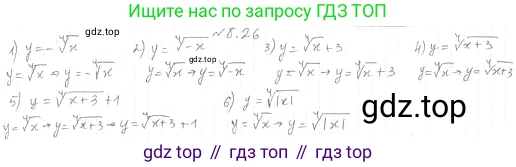 ГДЗ Алгебра, 10 класс Учебник, авторы: Мерзляк Аркадий Григорьевич, Номировский Дмитрий Анатольевич, Полонский Виталий Борисович, Якир Михаил Семёнович, издательство Просвещение, Москва, 2021, страница 69, номер 8.26, Решение 4