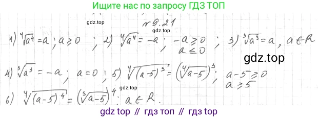 ГДЗ Алгебра, 10 класс Учебник, авторы: Мерзляк Аркадий Григорьевич, Номировский Дмитрий Анатольевич, Полонский Виталий Борисович, Якир Михаил Семёнович, издательство Просвещение, Москва, 2021, страница 76, номер 9.21, Решение 4
