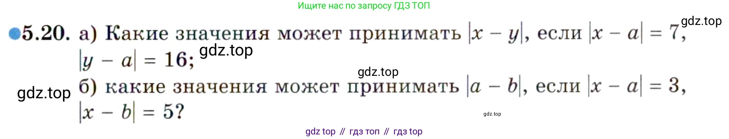 ГДЗ Алгебра, 10 класс Учебник, авторы: Мордкович Александр Григорьевич, Семенов Павел Владимирович, Денищева Лариса Олеговна, Звавич Леонид Исаакович, Корешкова Т А, Мишустина Татьяна Николаевна, Рязановский А Р, издательство Мнемозина, Москва, 2019, Часть 2, страница 37, номер 5.20, Условие