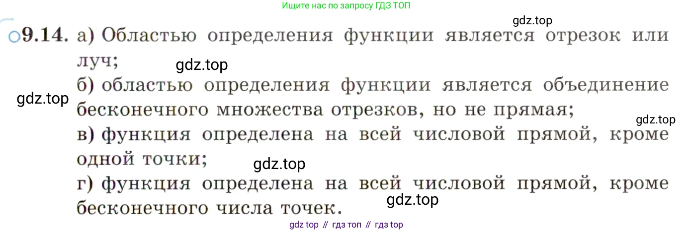 ГДЗ Алгебра, 10 класс Учебник, авторы: Мордкович Александр Григорьевич, Семенов Павел Владимирович, Денищева Лариса Олеговна, Звавич Леонид Исаакович, Корешкова Т А, Мишустина Татьяна Николаевна, Рязановский А Р, издательство Мнемозина, Москва, 2019, Часть 2, страница 69, номер 9.14, Условие