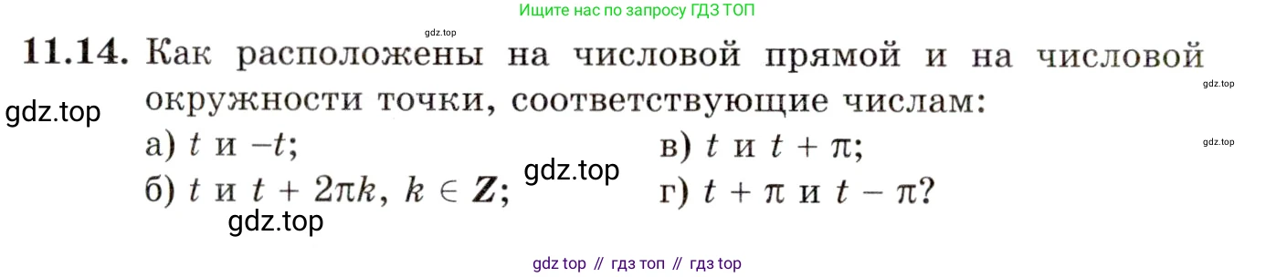ГДЗ Алгебра, 10 класс Учебник, авторы: Мордкович Александр Григорьевич, Семенов Павел Владимирович, Денищева Лариса Олеговна, Звавич Леонид Исаакович, Корешкова Т А, Мишустина Татьяна Николаевна, Рязановский А Р, издательство Мнемозина, Москва, 2019, Часть 2, страница 82, номер 11.14, Условие