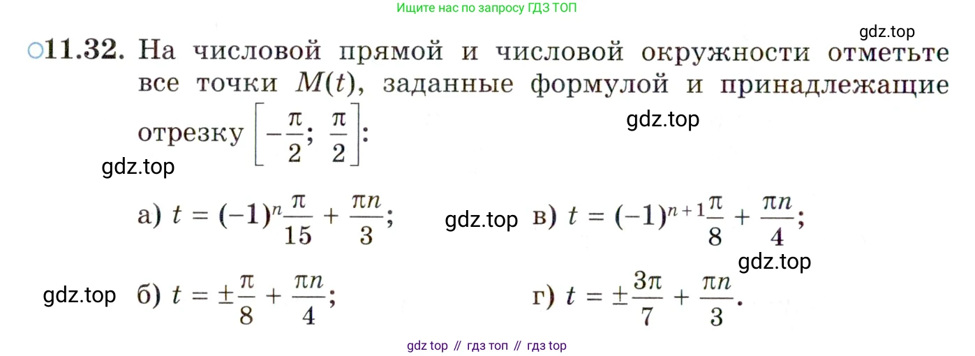 ГДЗ Алгебра, 10 класс Учебник, авторы: Мордкович Александр Григорьевич, Семенов Павел Владимирович, Денищева Лариса Олеговна, Звавич Леонид Исаакович, Корешкова Т А, Мишустина Татьяна Николаевна, Рязановский А Р, издательство Мнемозина, Москва, 2019, Часть 2, страница 84, номер 11.32, Условие