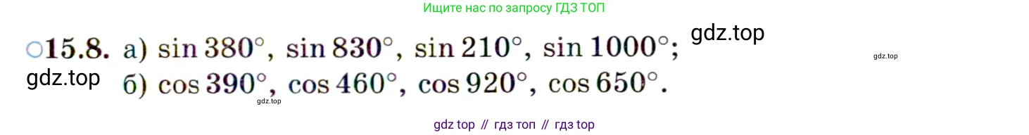 ГДЗ Алгебра, 10 класс Учебник, авторы: Мордкович Александр Григорьевич, Семенов Павел Владимирович, Денищева Лариса Олеговна, Звавич Леонид Исаакович, Корешкова Т А, Мишустина Татьяна Николаевна, Рязановский А Р, издательство Мнемозина, Москва, 2019, Часть 2, страница 99, номер 15.8, Условие