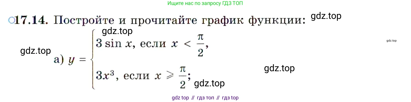 ГДЗ Алгебра, 10 класс Учебник, авторы: Мордкович Александр Григорьевич, Семенов Павел Владимирович, Денищева Лариса Олеговна, Звавич Леонид Исаакович, Корешкова Т А, Мишустина Татьяна Николаевна, Рязановский А Р, издательство Мнемозина, Москва, 2019, Часть 2, страница 115, номер 17.14, Условие