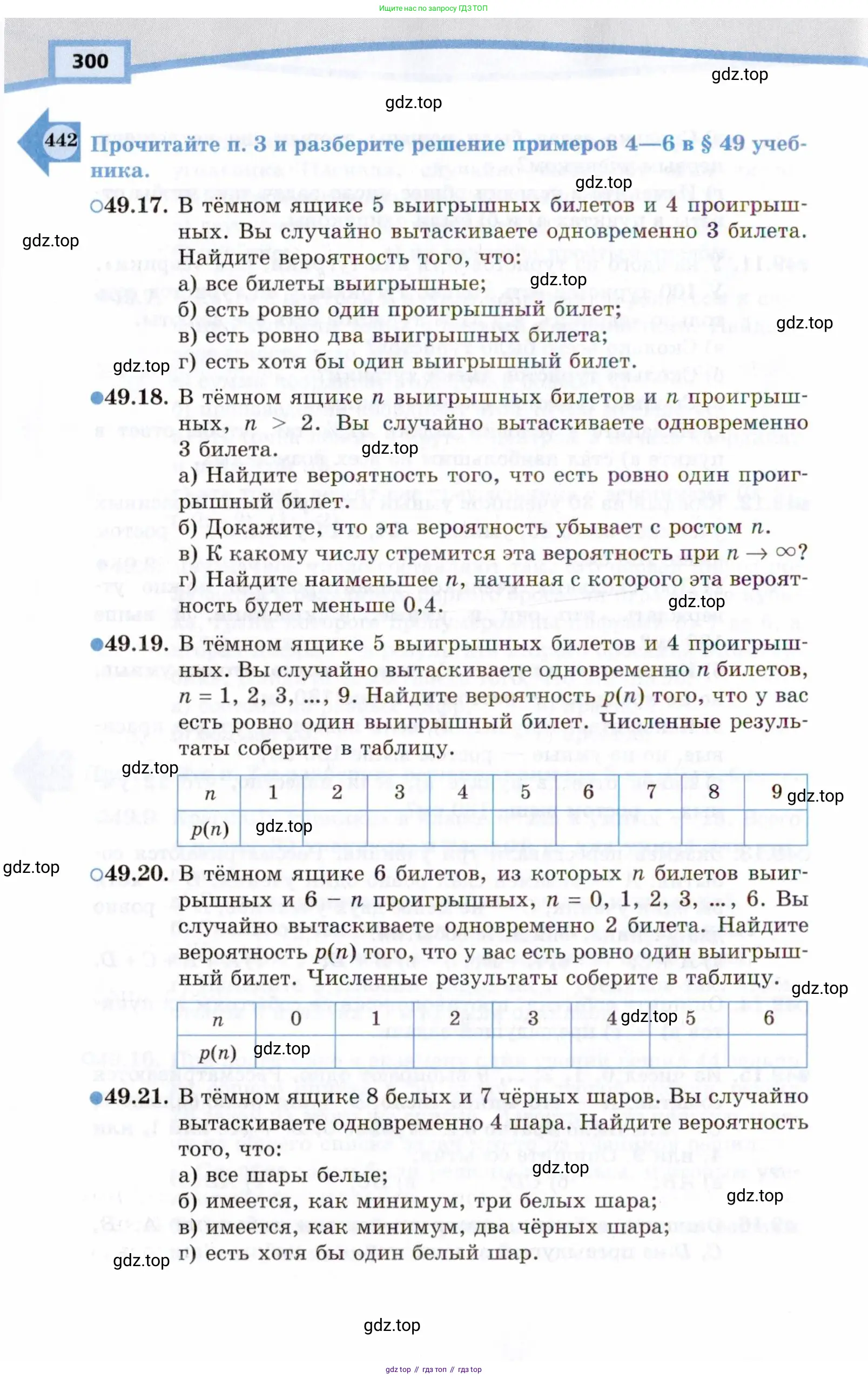 Алгебра, 10 класс Учебник, авторы: Мордкович Александр Григорьевич, Семенов Павел Владимирович, Денищева Лариса Олеговна, Звавич Леонид Исаакович, Корешкова Т А, Мишустина Татьяна Николаевна, Рязановский А Р, издательство Мнемозина, Москва, 2019, Часть 2, страница 300