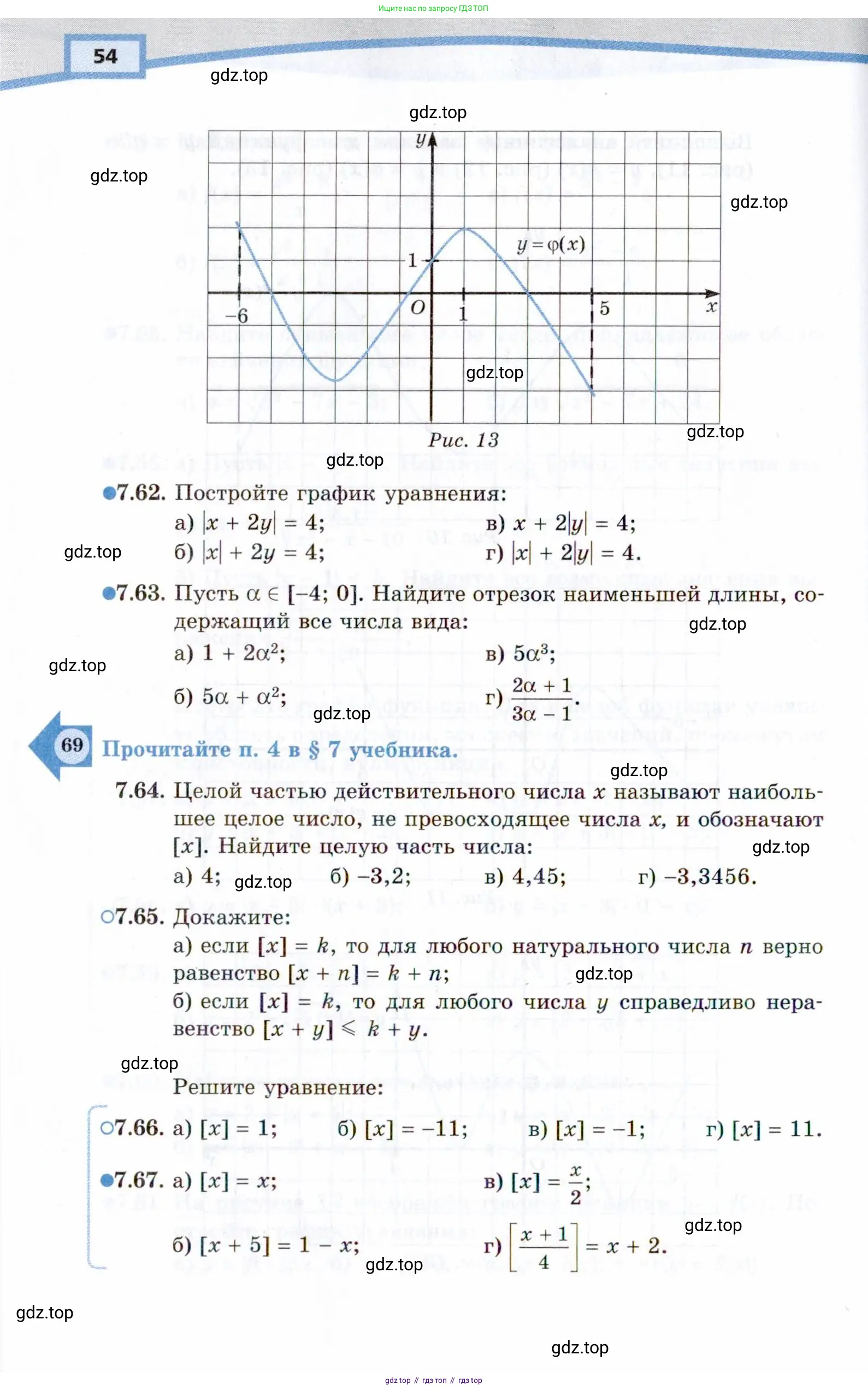 Алгебра, 10 класс Учебник, авторы: Мордкович Александр Григорьевич, Семенов Павел Владимирович, Денищева Лариса Олеговна, Звавич Леонид Исаакович, Корешкова Т А, Мишустина Татьяна Николаевна, Рязановский А Р, издательство Мнемозина, Москва, 2019, Часть 2, страница 54